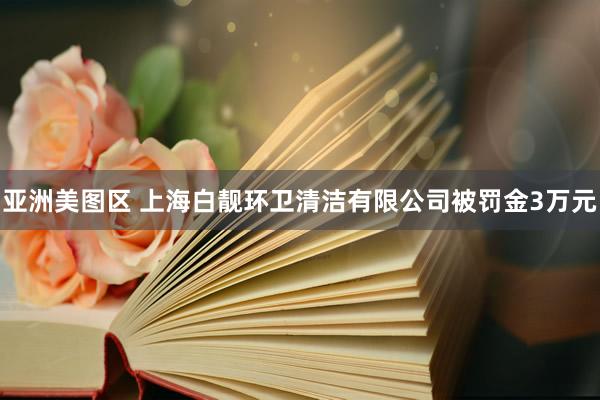 亚洲美图区 上海白靓环卫清洁有限公司被罚金3万元