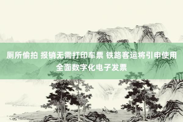 厕所偷拍 报销无需打印车票 铁路客运将引申使用全面数字化电子发票